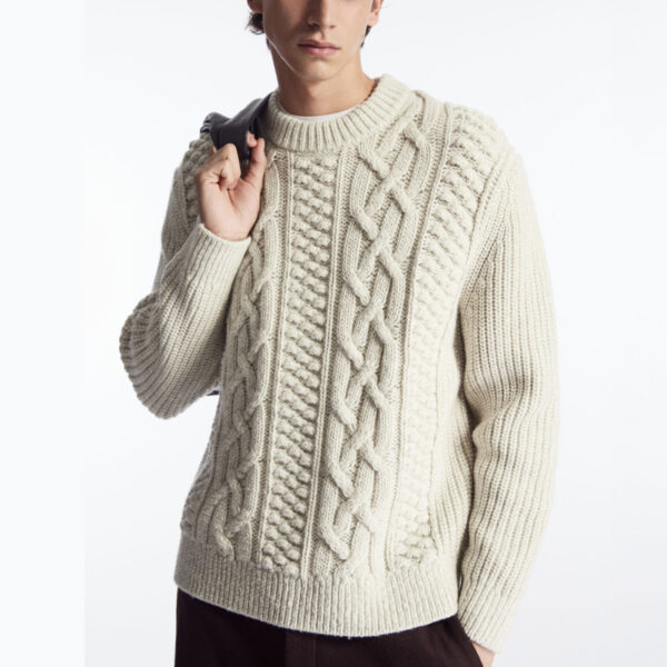 Cable Knit Fishmen Sweater Men