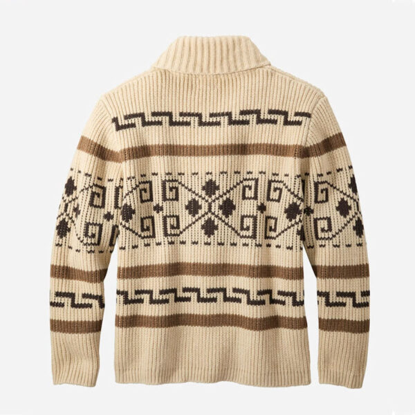 Fair Isle Cardigan Sweater Men