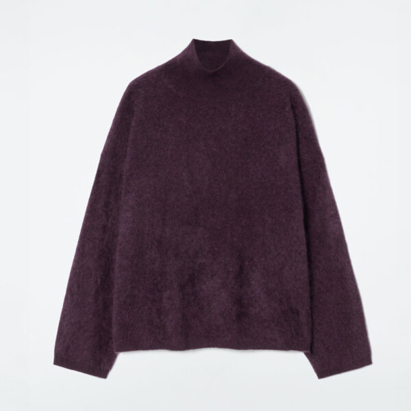 Brushed Cashmere Turtleneck Sweater Women