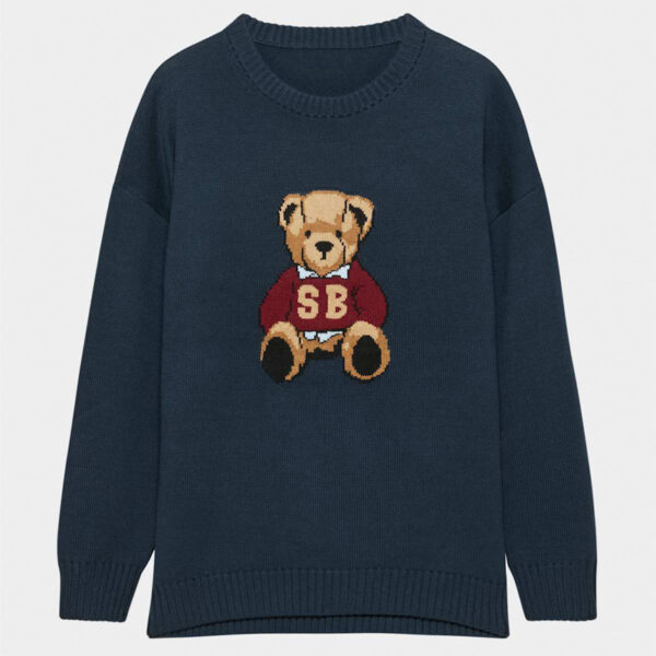 Bear Intarsia Sweater Women