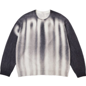 Blurred Logo Print Sweater