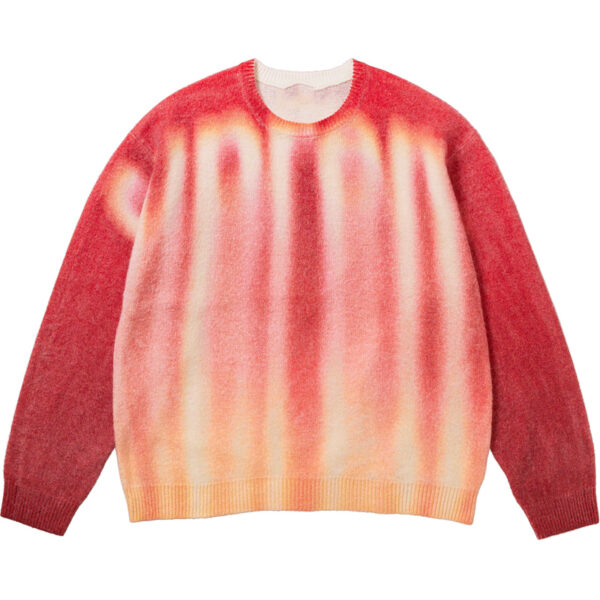 Blurred Logo Print Sweater