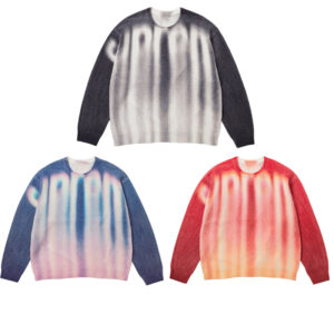 Blurred Logo Print Sweater