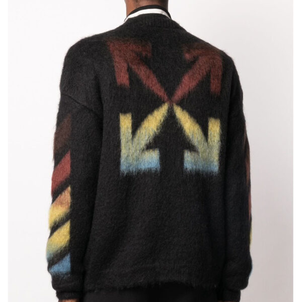 Arrow Print Mohair Sweater