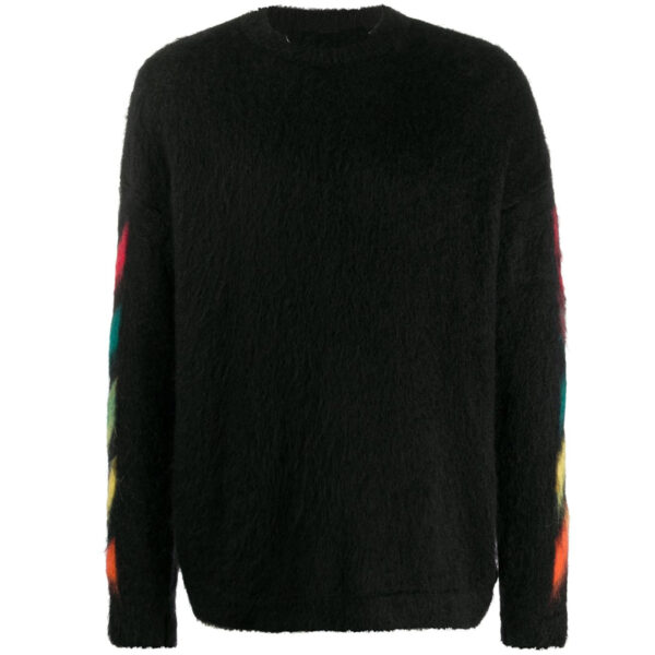 Arrow Print Mohair Sweater