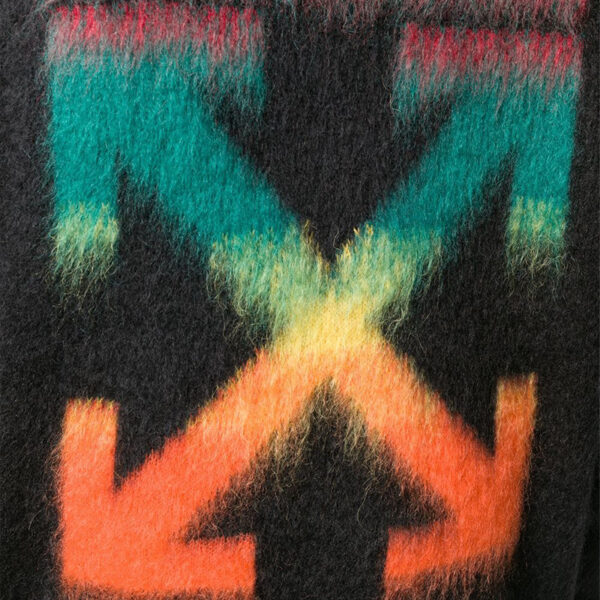 Arrow Print Mohair Sweater