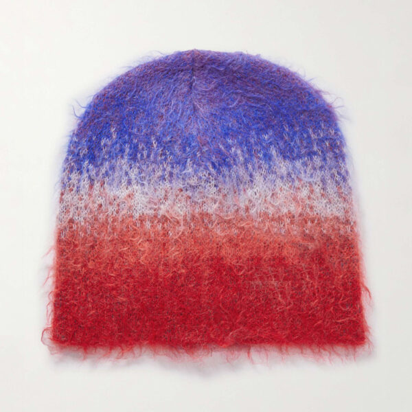 Gradient Mohair Beanie