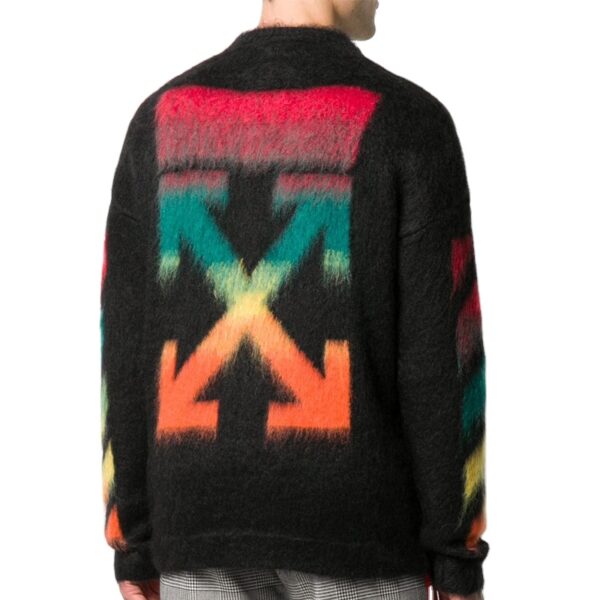 Arrow Print Mohair Sweater