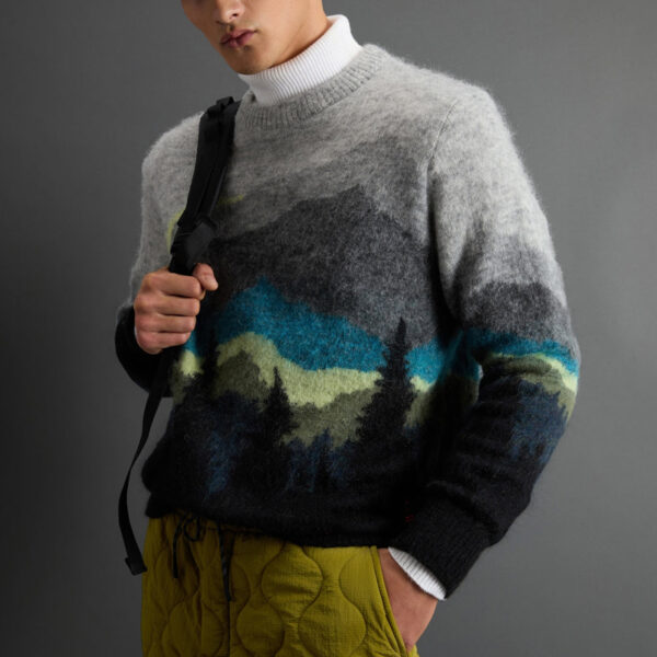 Scenic Mohair Sweater Men