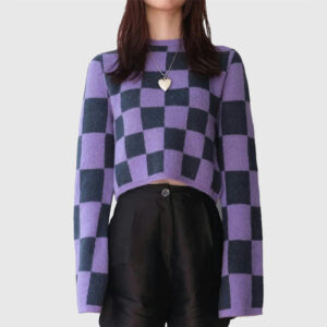 Mohair Cropped Sweater Women