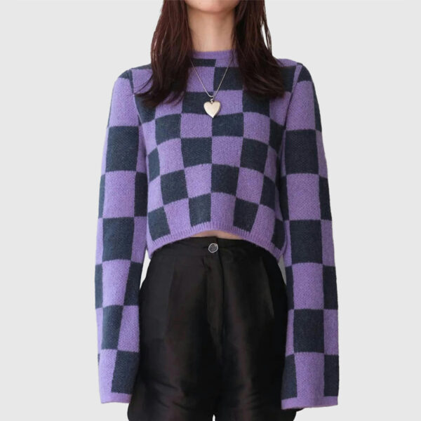 Mohair Cropped Sweater Women