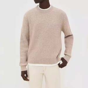 Heavyweight Ribbed Knit Sweater