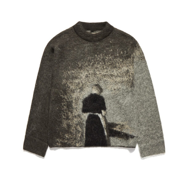 Pattern Jacquard Sweater Men - Image 5