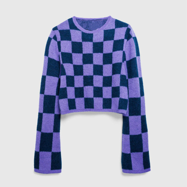 Mohair Cropped Sweater Women - Image 2