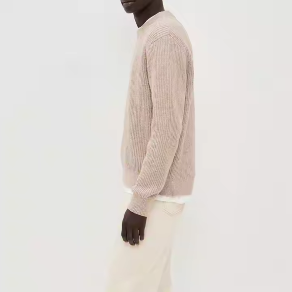 Heavyweight Ribbed Knit Sweater - Image 2