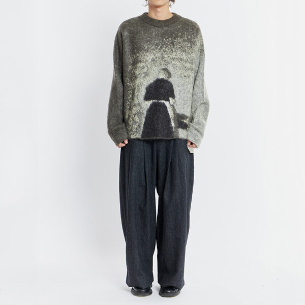 Pattern Jacquard Sweater Men - Image 3