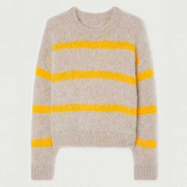 Striped Mohair Sweater Women - Image 5