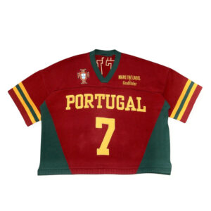 Embroidered Football Knit Jersey